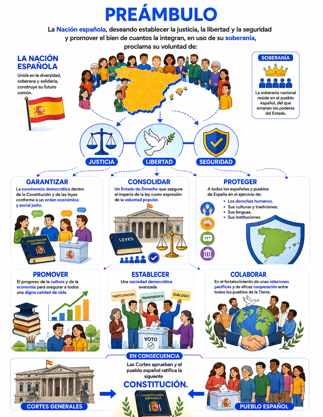 Página 10 del Cuaderno Visual de la Constitución Española 2026 para oposiciones
